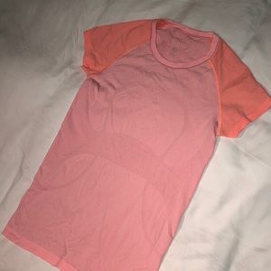 Lululemon Swiftly Tech color block short sleeve
